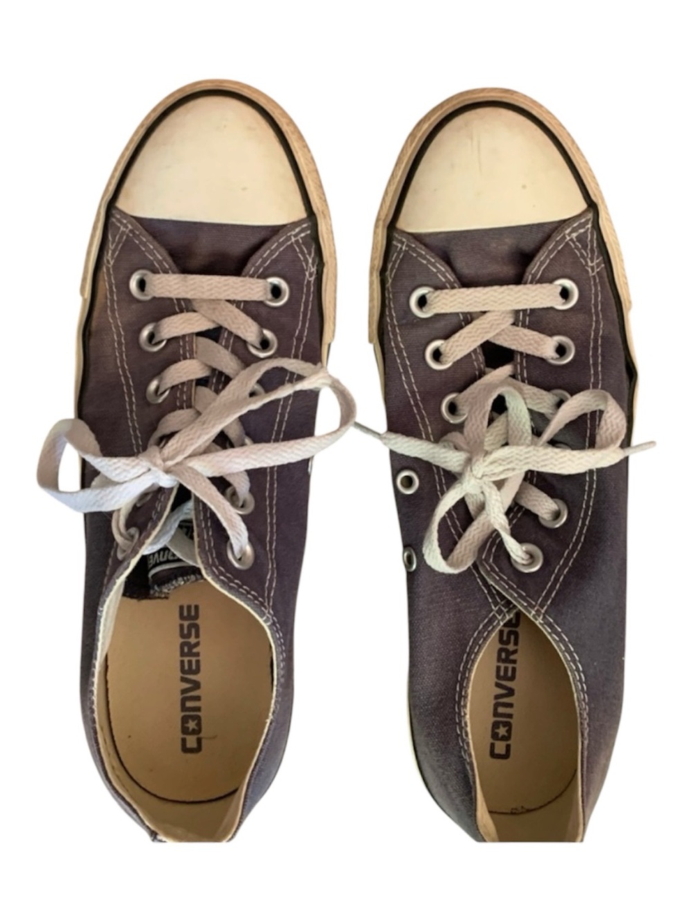 CONVERSE SNEAKER All-Star Men's 7 / Womens 9  Gray/Purple Color Good Condition